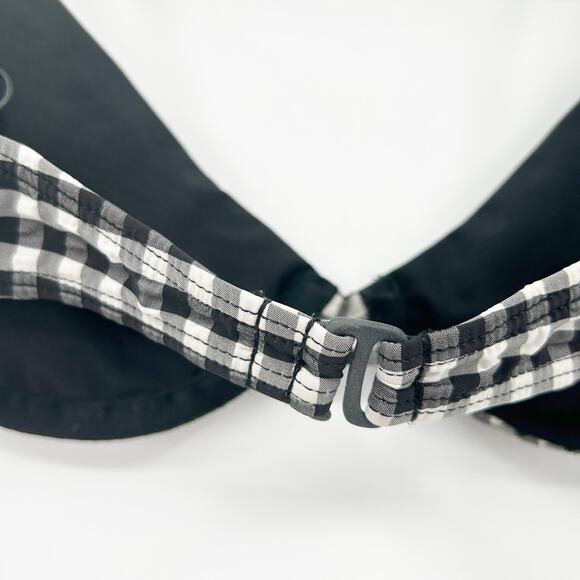 VYB Vicious Young Babes Beach Summer Plaid Underwire‎ Swim Bikini Top Size L - Picture 6 of 7